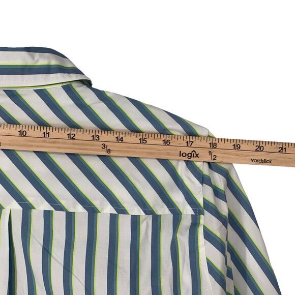 Lane Bryant NEW Stretch No Peek Collection Button Down Blouse Size 18/20 Plus - Picture 3 of 14